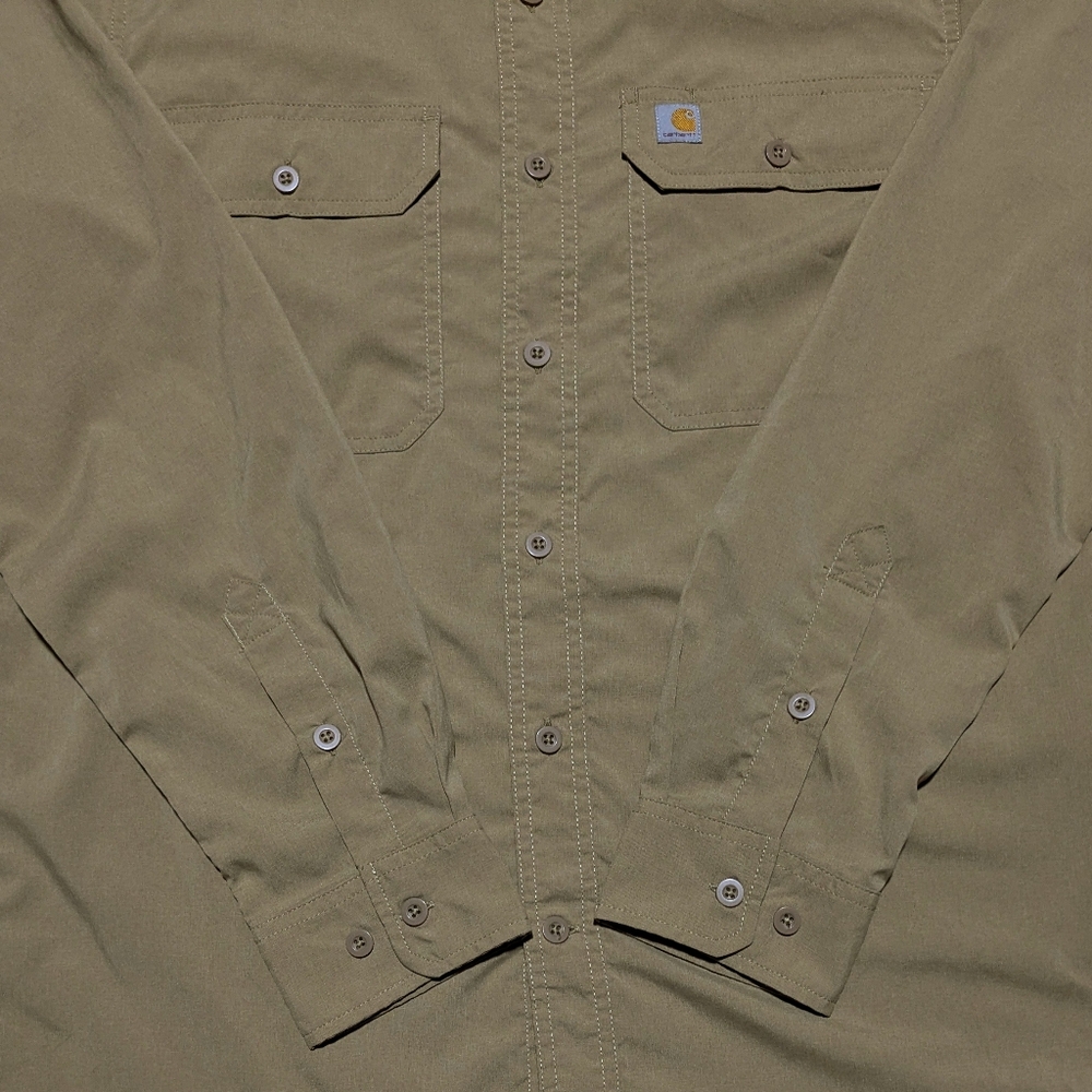 Carhartt Force Lightweight Button Down Work Shirt… - image 3